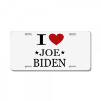 I Love Joe Biden License Plate | Artistshot