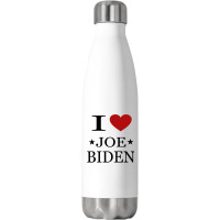 I Love Joe Biden Stainless Steel Water Bottle | Artistshot