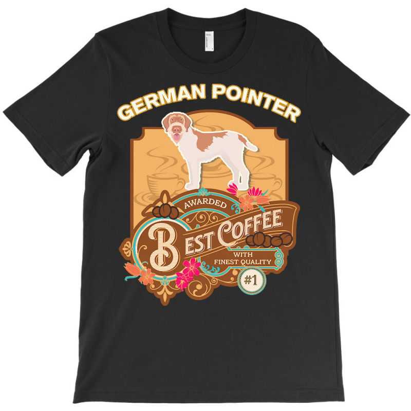 Mom T  Shirt Pointers ( German Wirehaired) Best Coffee   Dog Owner Cof T-shirt | Artistshot