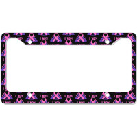 Breast Cancer Awareness Month T  Shirt Survivor Breast Cancer Awarenes License Plate Frame | Artistshot