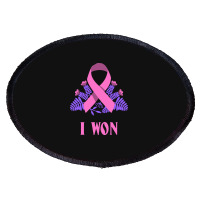 Breast Cancer Awareness Month T  Shirt Survivor Breast Cancer Awarenes Oval Patch | Artistshot