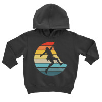 Bouldering T  Shirt Bouldering Silhouette On A Distressed Retro Sunset Toddler Hoodie | Artistshot