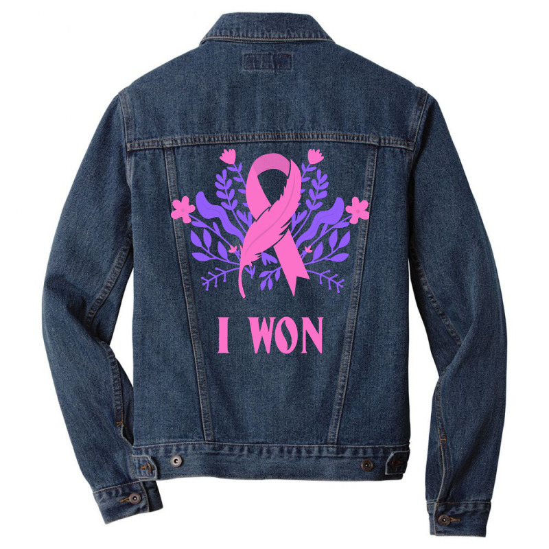 Breast Cancer Awareness T  Shirt Survivor Breast Cancer Awareness Desi Men Denim Jacket | Artistshot