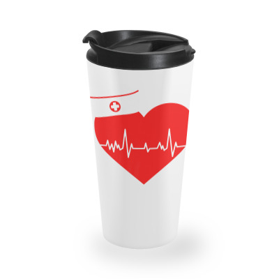 Jobs Love Heart Nurse Valentines Day, Nurse Life Premium T Shirt Travel Mug Designed By Tonytruong210
