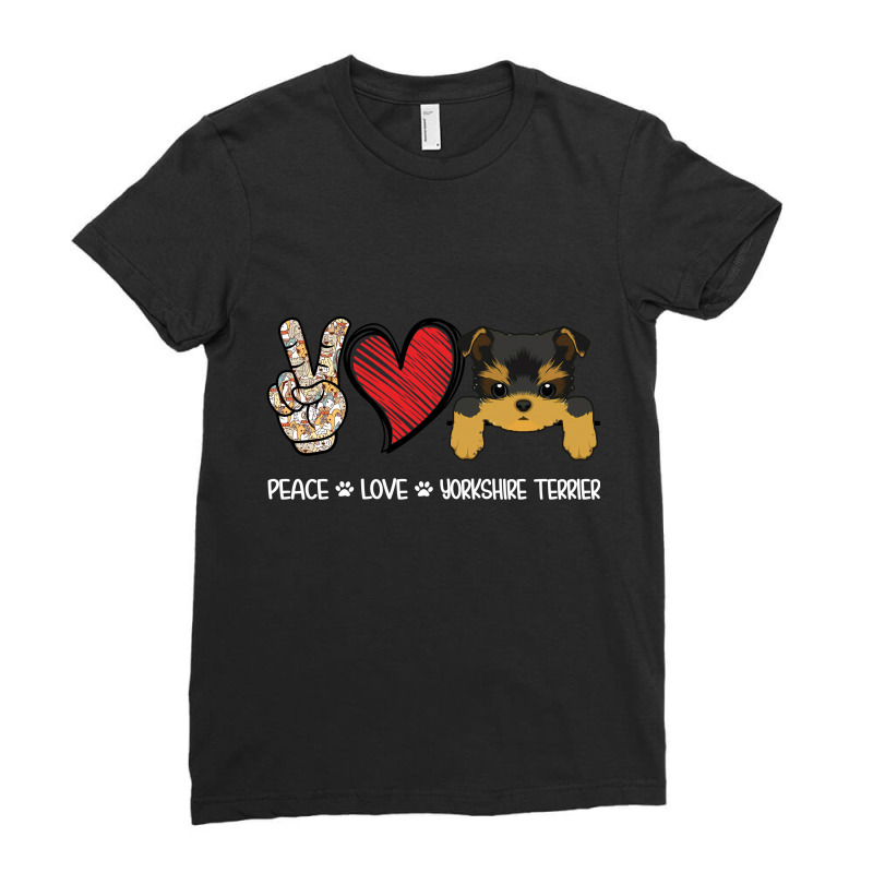 Peace Love Yorkshire Ladies Fitted T-Shirt by hoainv | Artistshot