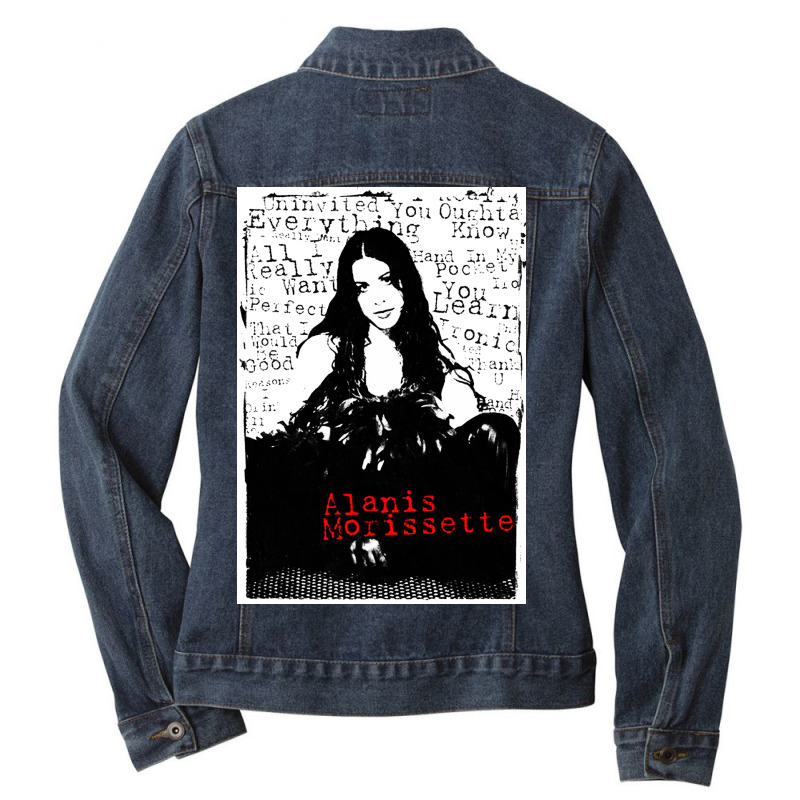 Alanis Morissette 03 Ladies Denim Jacket by CarmenEdwards | Artistshot