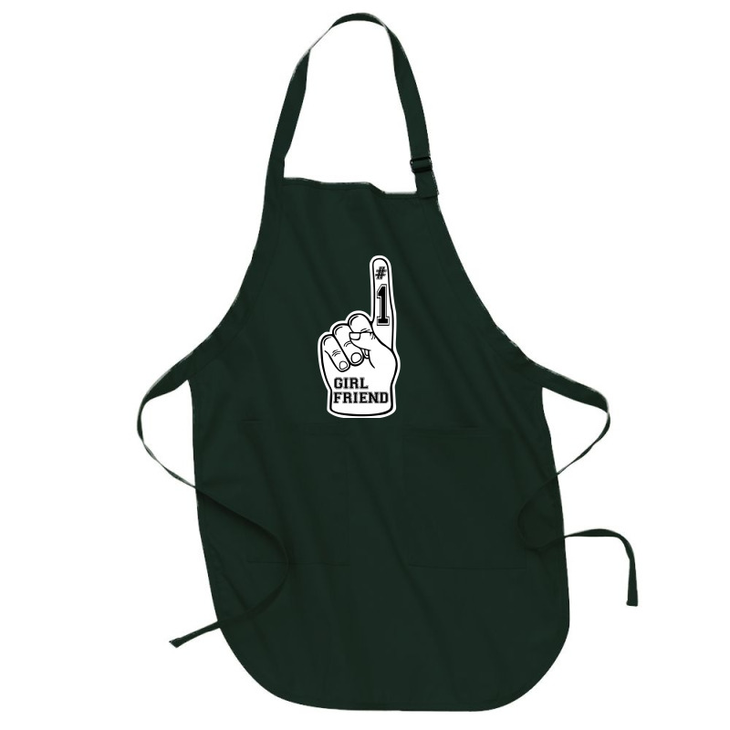 Number One Girlfriend ( #1 Girlfriend ) Full-Length Apron by tshiart | Artistshot