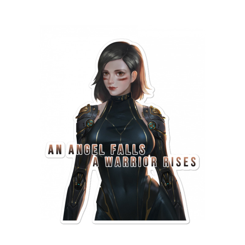 Custom Alita Battle Angel Sticker By Haris871010 - Artistshot