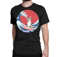 Boston Terrier T  Shirt Boston Terrier Gifts   Ocean Waves Surfing Bos Classic T-shirt | Artistshot