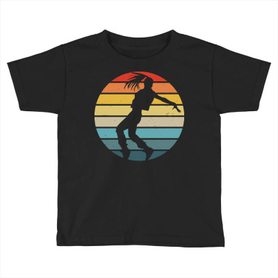 Break Dance Hip Hop T  Shirt Breakdance Dancer Silhouette On A Distres Toddler T-shirt Designed By Palehulking