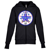 Vote Joe Trump Must Go Youth Zipper Hoodie | Artistshot