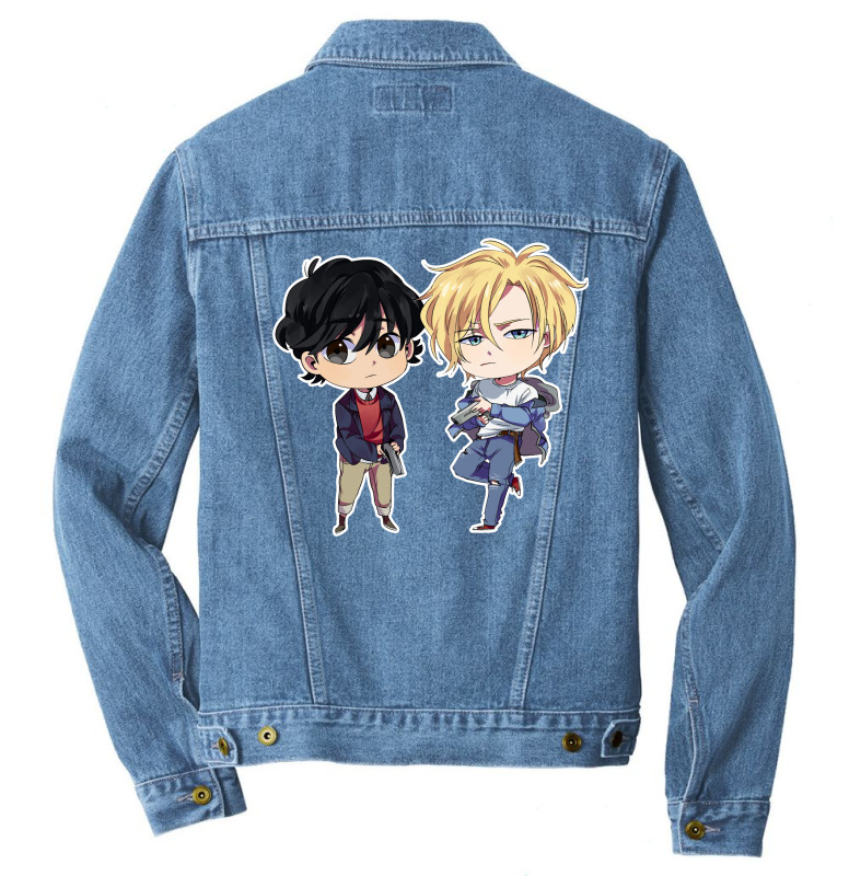 Custom Banana Fish Men Denim Jacket By Seto890919 - Artistshot