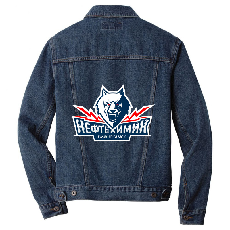 The-neftekhimik-nizhnekamsk-pen Men Denim Jacket by tihra | Artistshot