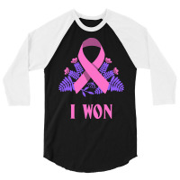 Breast Cancer Awareness Month T  Shirt Survivor Breast Cancer Awarenes 3/4 Sleeve Shirt | Artistshot