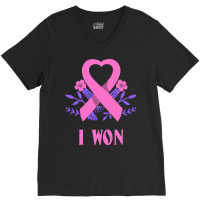 Breast Cancer Awareness T  Shirt Survivor Breast Cancer Awareness 25 V-neck Tee | Artistshot