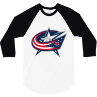 The-columbus-blue-jackets-pen 3/4 Sleeve Shirt | Artistshot