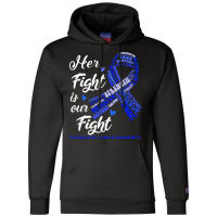 Esophageal Cancer Awareness T  Shirt Esophageal Cancer Awareness Her F Champion Hoodie | Artistshot