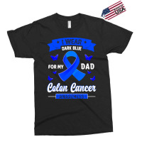 I Wear Dark Blue For My Dad T  Shirt I Wear Dark Blue For My Dad   Col Exclusive T-shirt | Artistshot