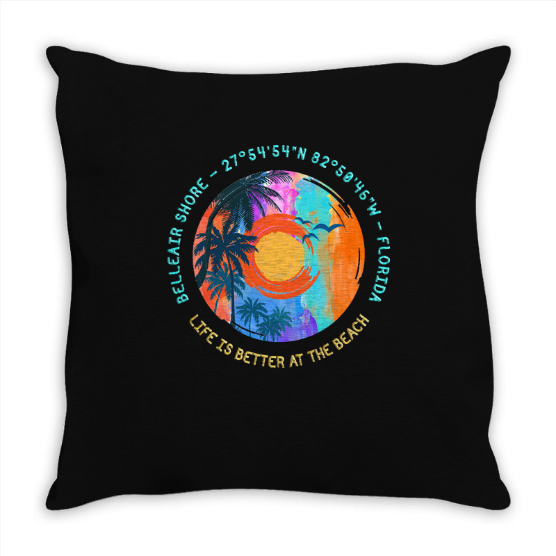 Belleair Shore T  Shirt Belleair Shore, Pinellas County, Florida T  Sh Throw Pillow | Artistshot