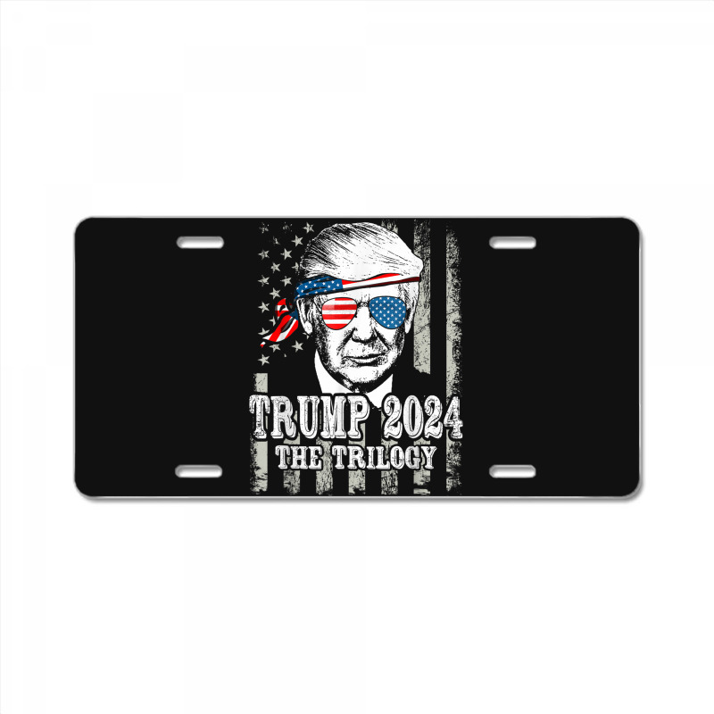 Trump 2024 The Trilogy License Plate | Artistshot