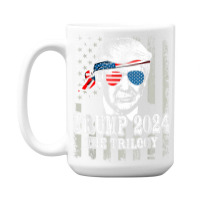 Trump 2024 The Trilogy 15 Oz Coffee Mug | Artistshot