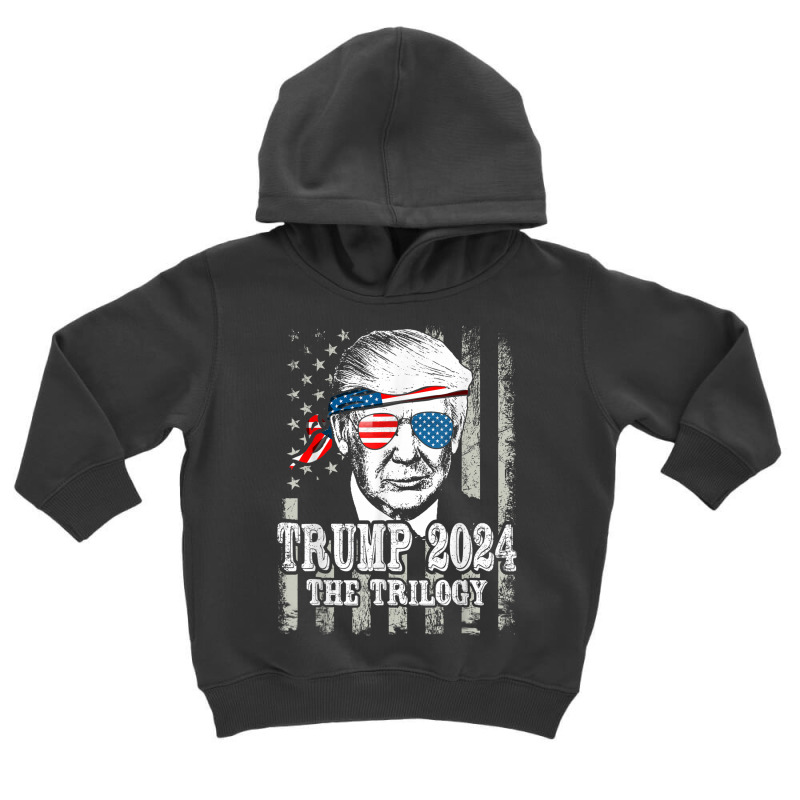 Trump 2024 The Trilogy Toddler Hoodie | Artistshot