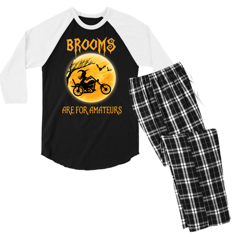 Brooms Are For Amateurs Men's 3/4 Sleeve Pajama Set by hoainv | Artistshot