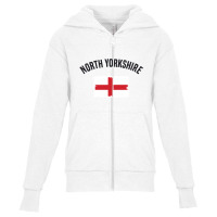 North Yorkshire Youth Zipper Hoodie | Artistshot