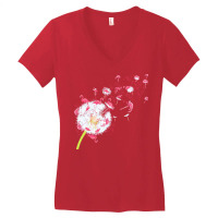 Dandelion T  Shirt Dandelion Flamingo Cute Flamingos T  Shirt Women's V-neck T-shirt | Artistshot