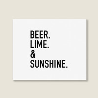 Beer Lime And Sunshine [tw] Landscape Canvas Print | Artistshot