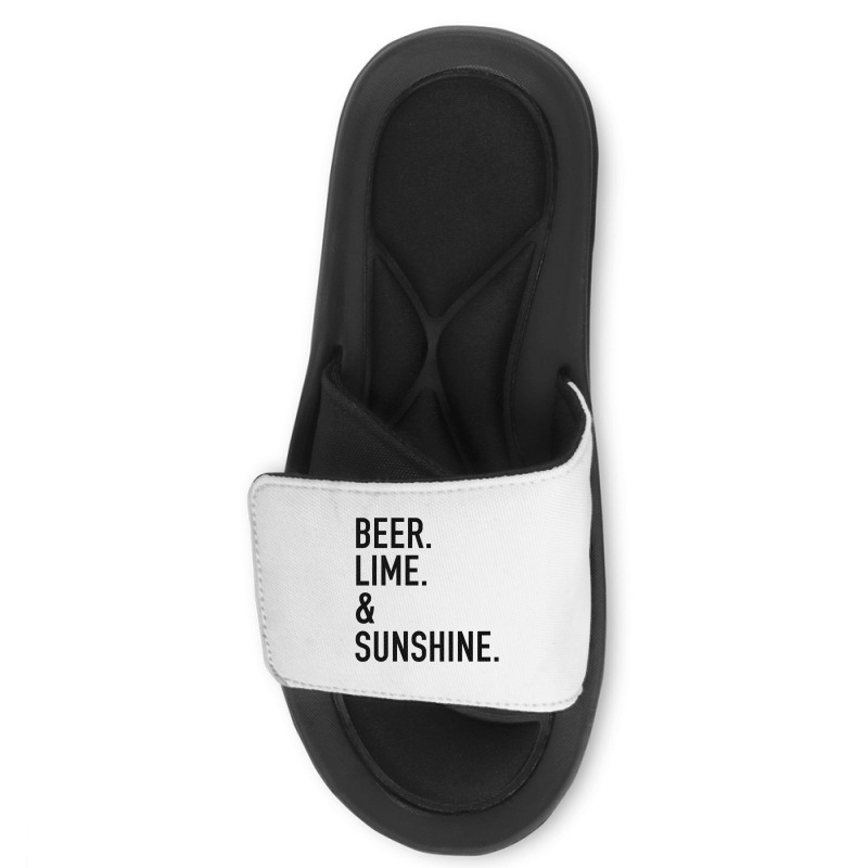 Beer Lime And Sunshine [tw] Slide Sandal | Artistshot