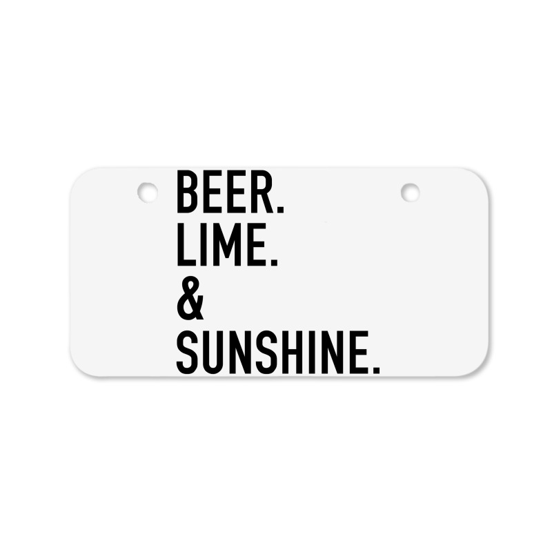 Beer Lime And Sunshine [tw] Bicycle License Plate | Artistshot