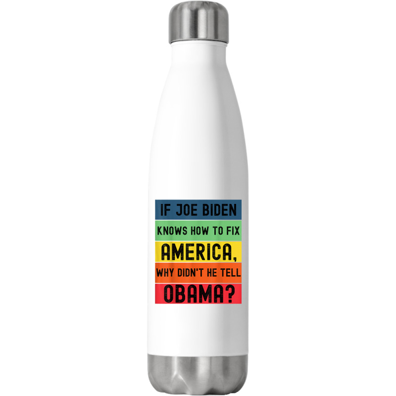 Republican Conservative Political Stainless Steel Water Bottle by kakashop | Artistshot