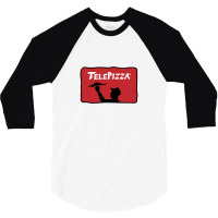 Tele Pizza 3/4 Sleeve Shirt | Artistshot