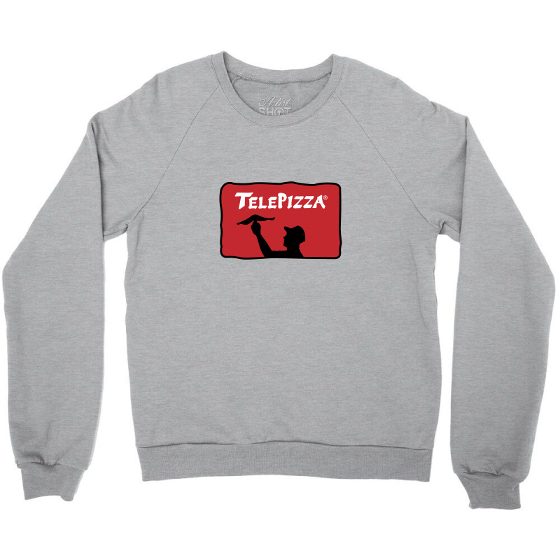 Tele Pizza Crewneck Sweatshirt by poore | Artistshot