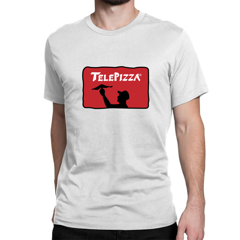 Tele Pizza Classic T-shirt by poore | Artistshot