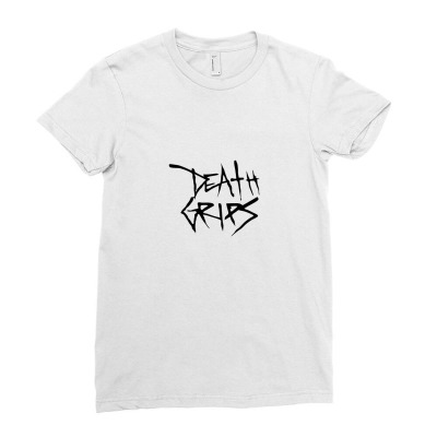 Death Grips Logo Ladies Fitted T-shirt Designed By Virhaharsa