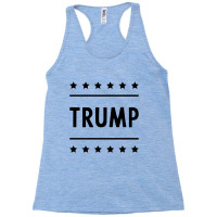 Donald Trump President 2020 - Usa Flag Gift Political Racerback Tank | Artistshot