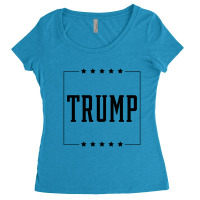 Donald Trump President 2020 - Usa Flag Gift Political Women's Triblend Scoop T-shirt | Artistshot