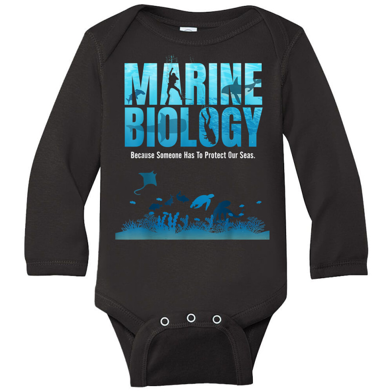 Marine Biology Shirt For Marine Biologists Ecologists Gift T Shirt Long Sleeve Baby Bodysuit | Artistshot