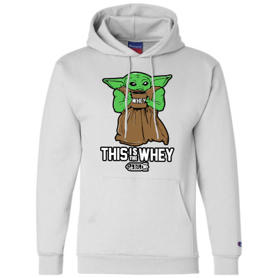 This Is The Whey Champion Hoodie Designed By Black And Pink
