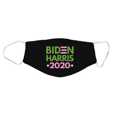 Biden Harris 2020 Pink Green Democrat Face Mask Designed By Cuser3772