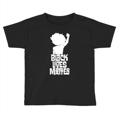Black Lives Matter Power Toddler T-shirt Designed By Tiococacola