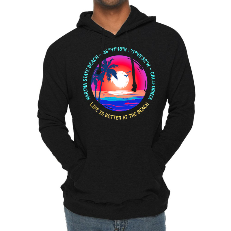 Marina State Beach T  Shirt Marina State Beach, California T  Shirt Lightweight Hoodie by schillerelroy788 | Artistshot