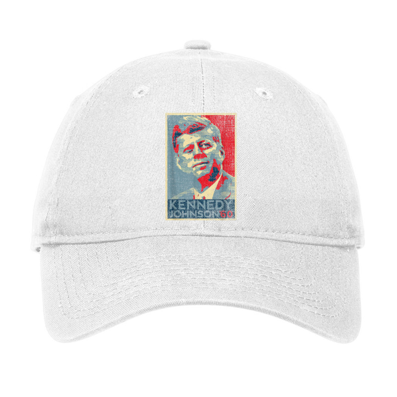 Kennedy Johnson 1960 Retro Campaign 4th Of July President T Shirt Adjustable Cap by towamingle | Artistshot