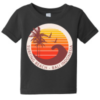 Summer Surfing T  Shirt Surfing Beach Bali Indonesia T  Shirt Baby Tee | Artistshot