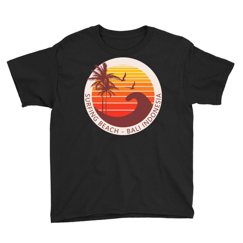 Summer Surfing T  Shirt Surfing Beach Bali Indonesia T  Shirt Youth Tee | Artistshot