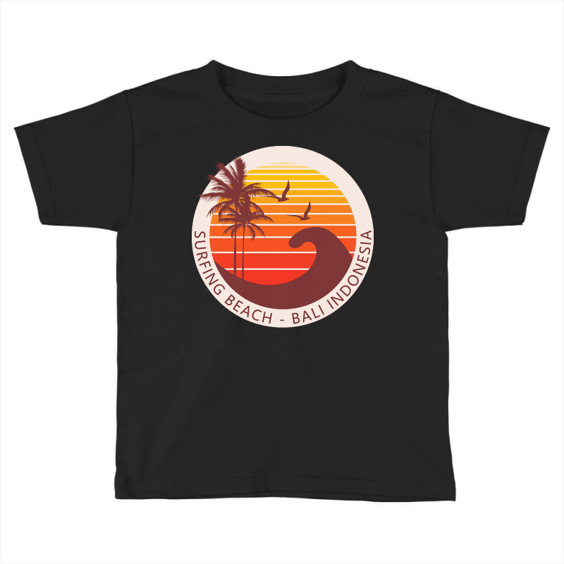 Summer Surfing T  Shirt Surfing Beach Bali Indonesia T  Shirt Toddler T-shirt | Artistshot