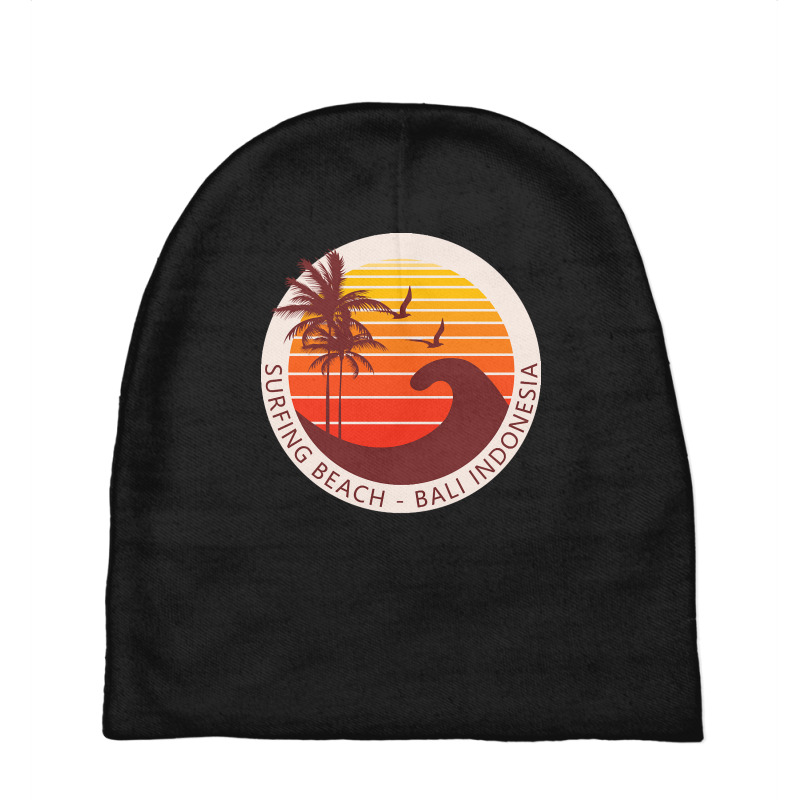 Summer Surfing T  Shirt Surfing Beach Bali Indonesia T  Shirt Baby Beanies | Artistshot