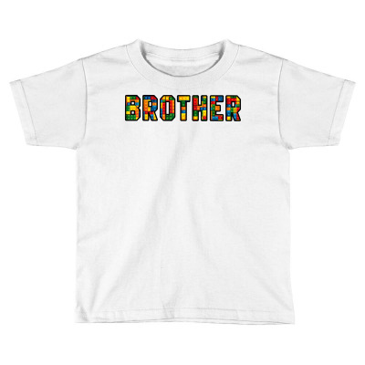 Brick Builder Funny Blocks Master Builder Brother T Shirt Toddler T-shirt Designed By Lucian12